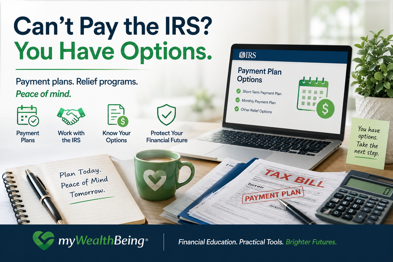 Can’t Pay the IRS? Don’t Panic—You Have Options